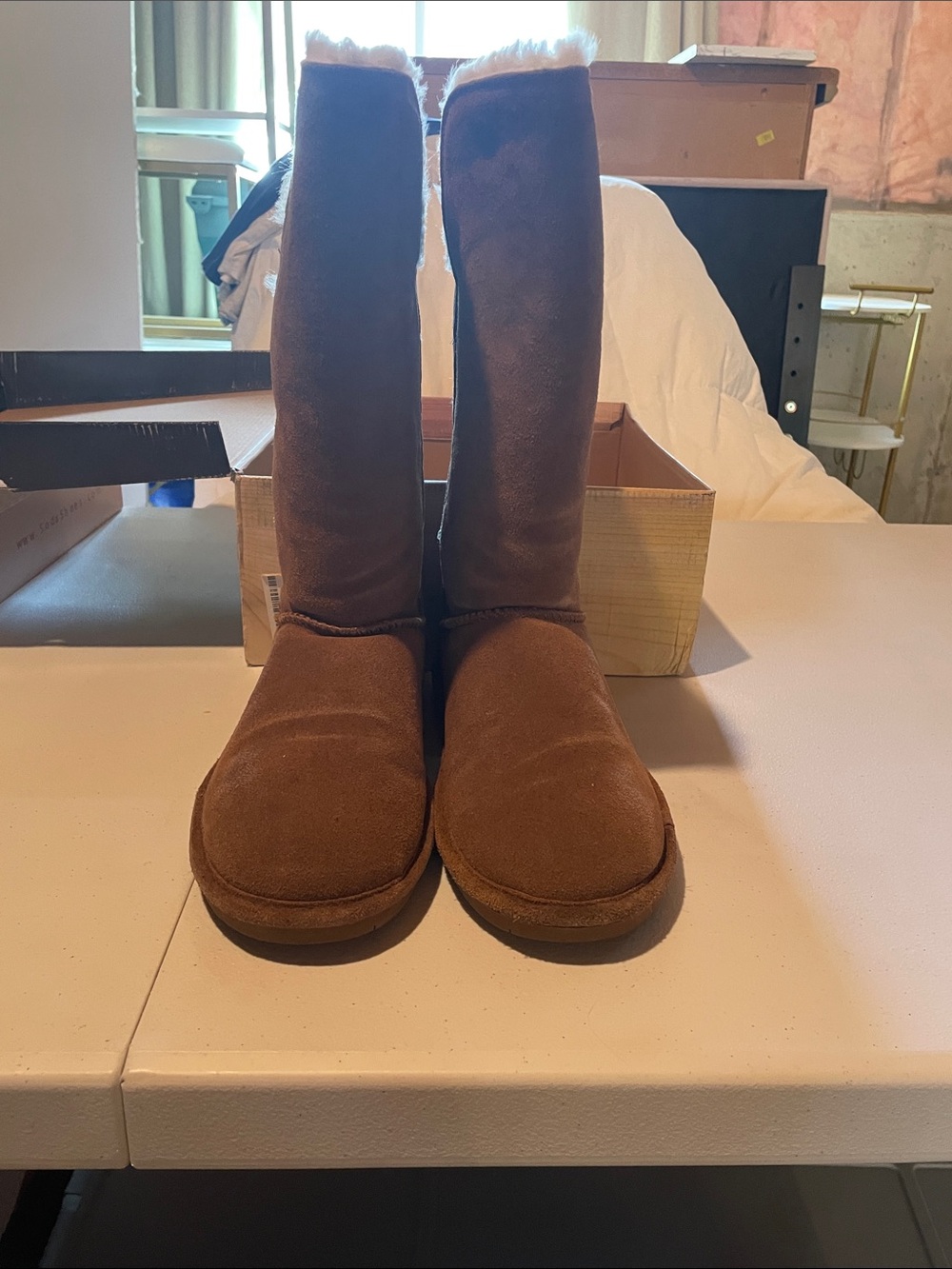 BearPaw  Branded Fur Boots